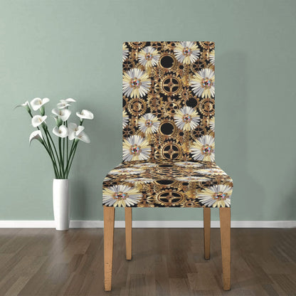 Steampunk Print Design LKS305 Dining Chair Slipcover