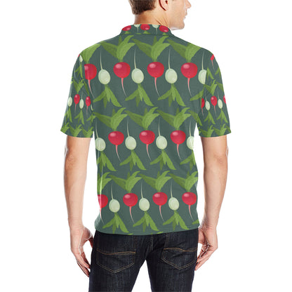 Radish Pattern Print Design A03 Men Polo Shirt