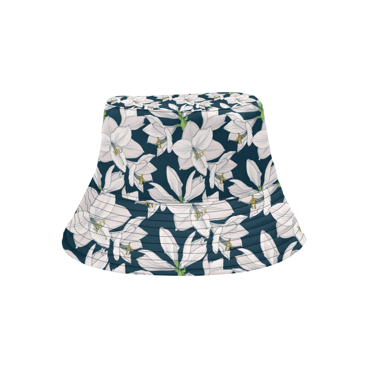 Amaryllis Pattern Print Design AL02 Unisex Bucket Hat