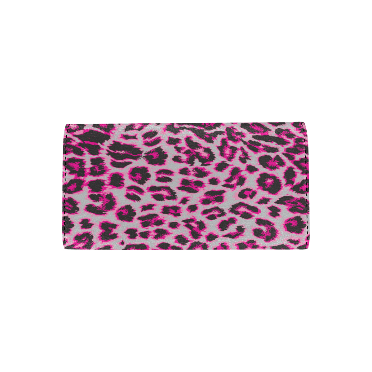 Leopard Pattern Print Design 02 Women's Trifold Wallet