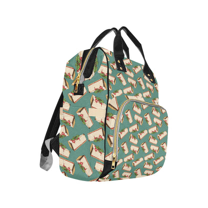 Cheesecake Pattern Print Design CK02 Diaper Bag Backpack