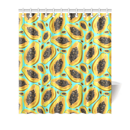 Papaya Pattern Print Design PP03 Shower Curtain