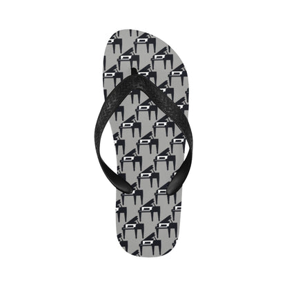 Piano Print Design LKS404 Flip Flops