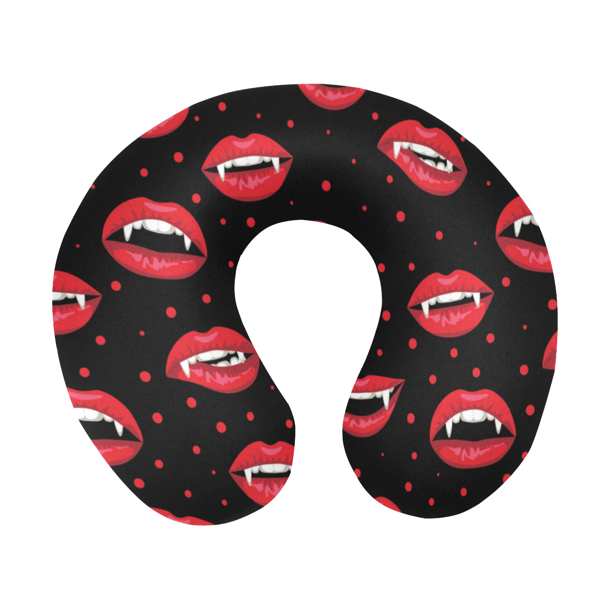 Halloween Pattern Print Design 01 U-Shaped Travel Neck Pillow