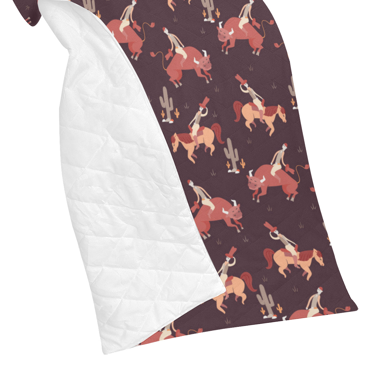 Rodeo Pattern Print Design A01 Premium Quilt
