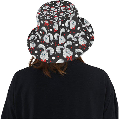Rabbit Pattern Print Design RB012 Unisex Bucket Hat
