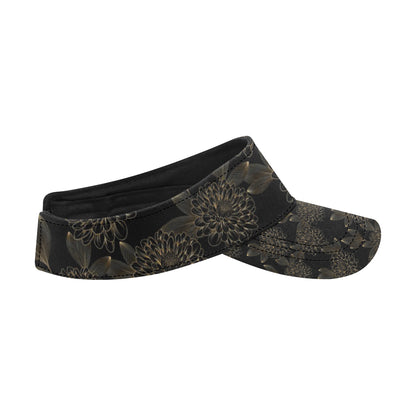 Dahlia Pattern Print Design DH04 Unisex Sun Visor