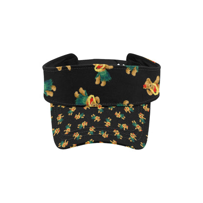 Hula Bear Pattern Print Design 06 Unisex Sun Visor