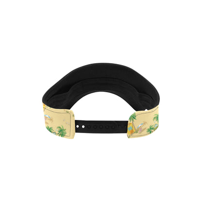 Beach Themed Pattern Print Design 01 Unisex Sun Visor