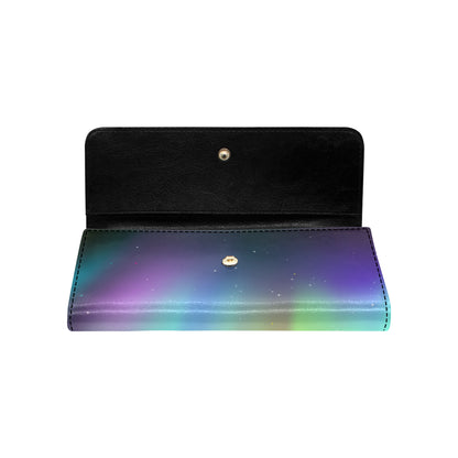 Aurora Borealis Pattern Print Design 03 Women's Trifold Wallet