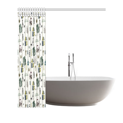 Agricultural Farm Print Design 01 Shower Curtain