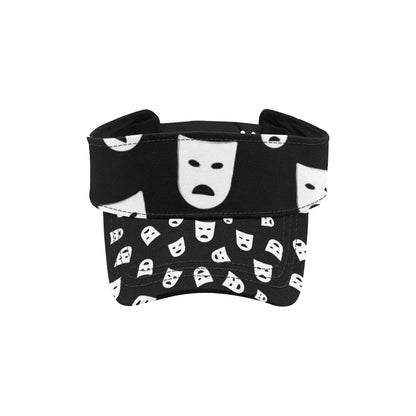 Acting Mask Pattern Print Design 03 Unisex Sun Visor