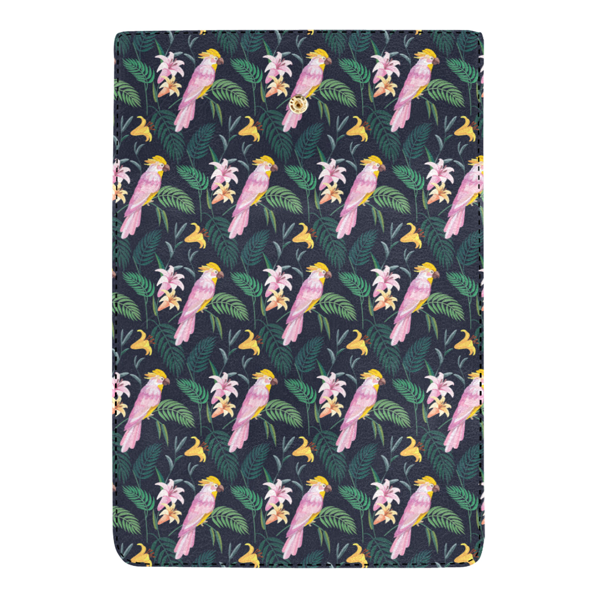 Cockatoo Pattern Print Design 03 Women's Trifold Wallet