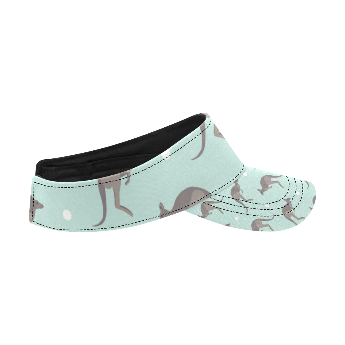 Kangaroos Pattern Print Design 04 Unisex Sun Visor