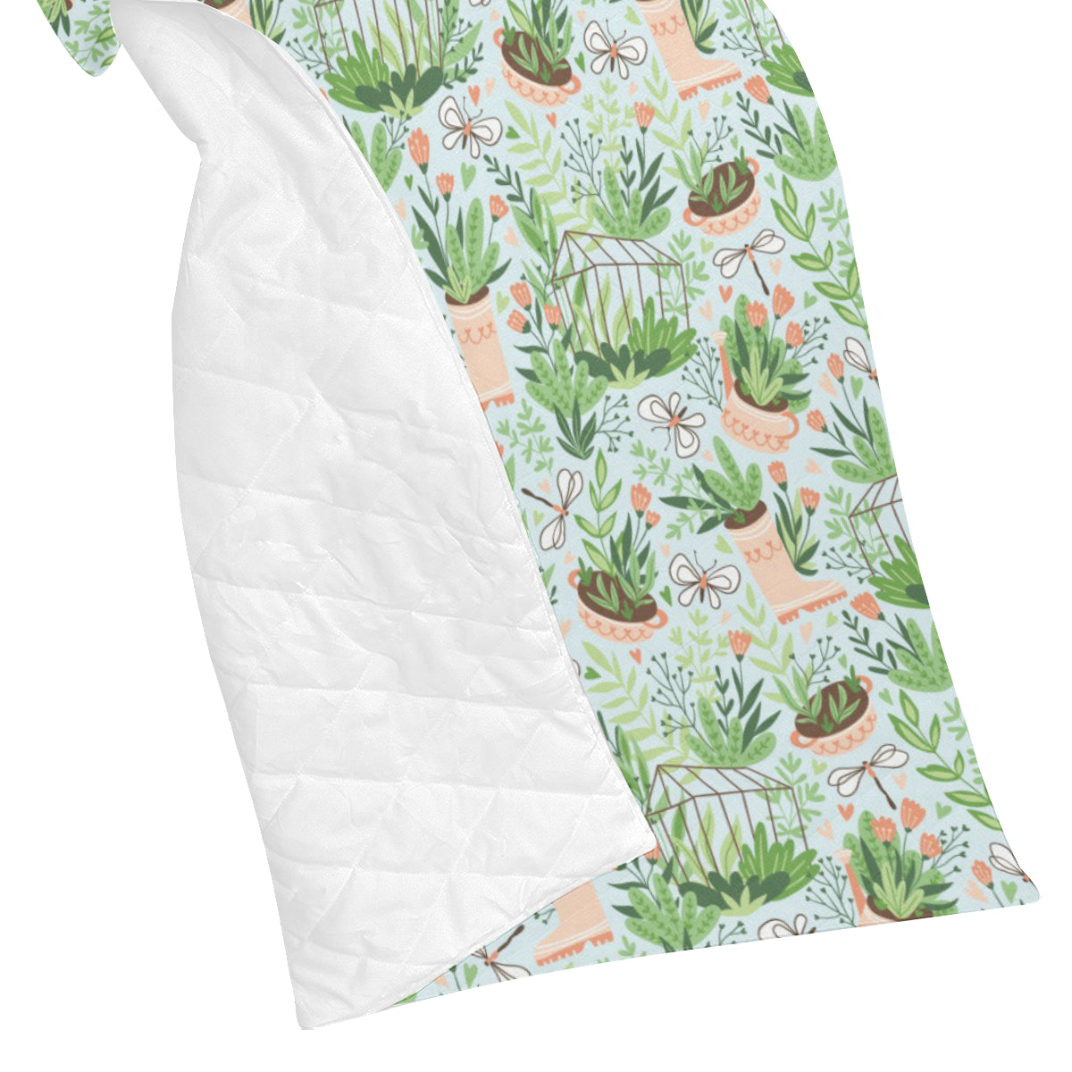 Gardening Pattern Print Design G04 Premium Quilt