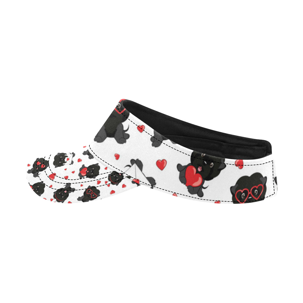 Affenpinscher Pattern Print Design 01 Unisex Sun Visor