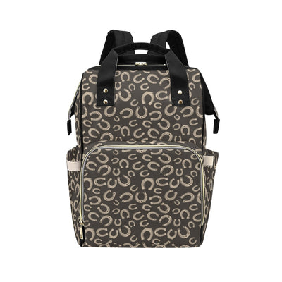 Horseshoe Print Design LKS303 Diaper Bag Backpack