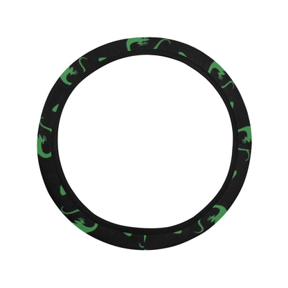lizard Print Design LKS401 Steering Wheel Cover with Elastic Edge