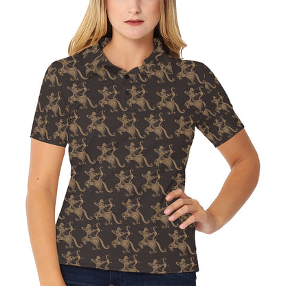 Sagittarius Print Design LKS301 Women's Polo Shirt