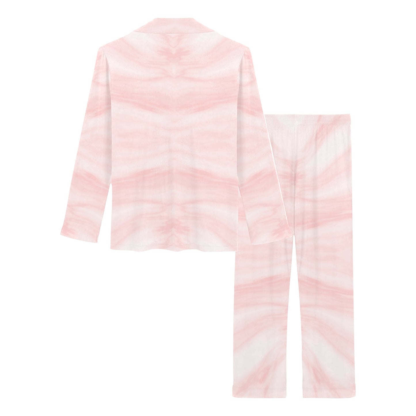 Marble Pattern Print Design 03 Women's Long Pajama Set