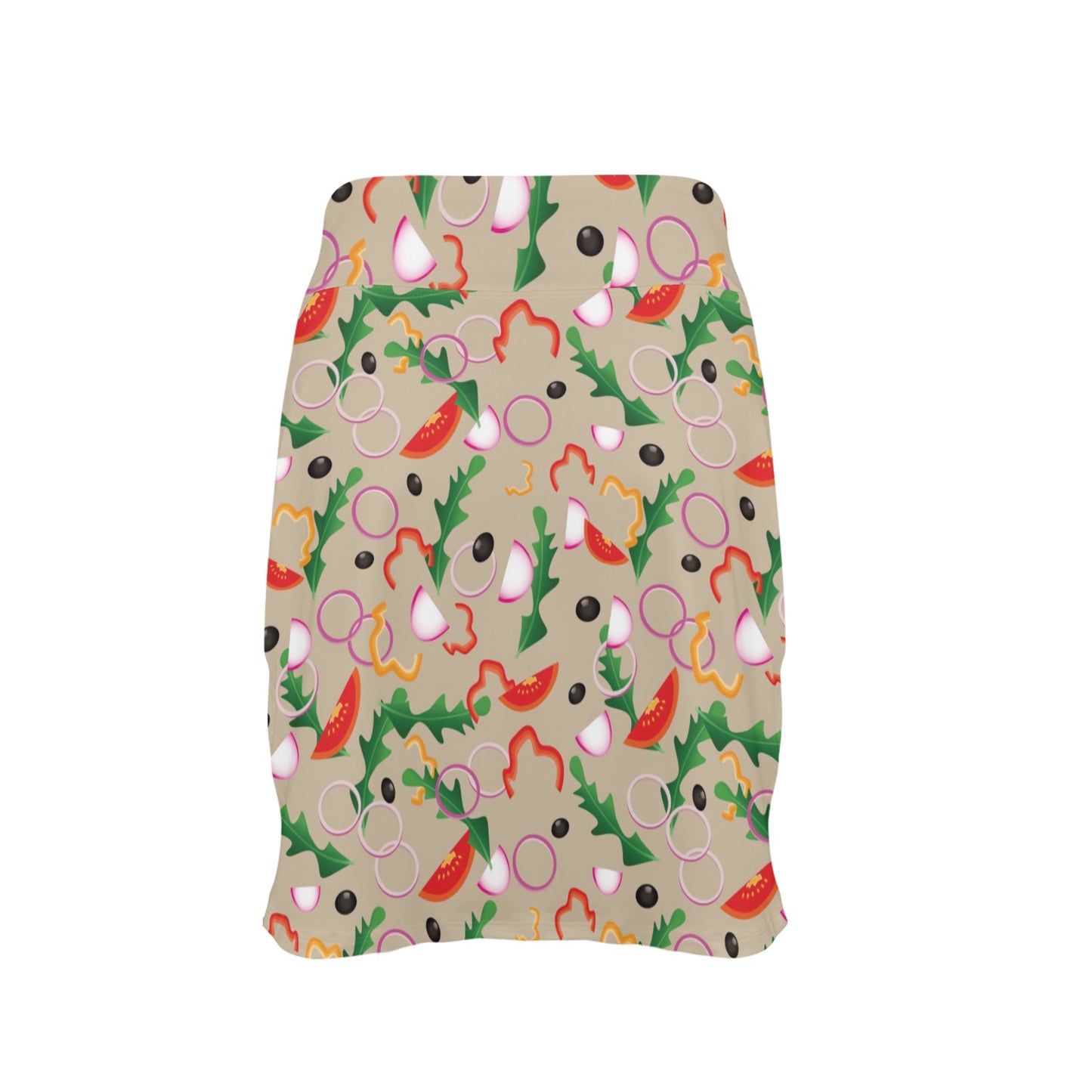 Salad Print Design LKS303 17" Golf & Pickleball Skort with Pockets