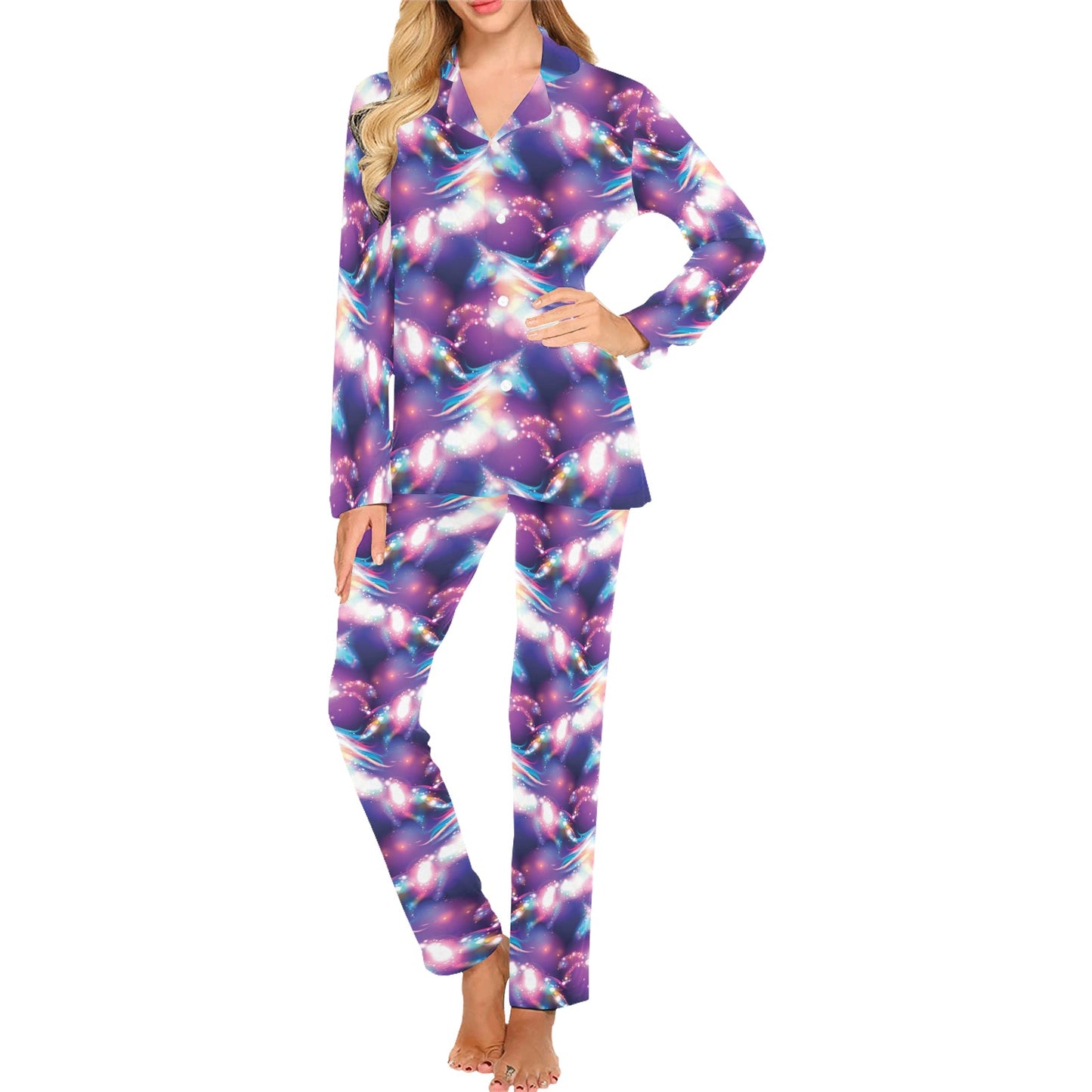 Unicorn Dream Women's Long Pajama Set