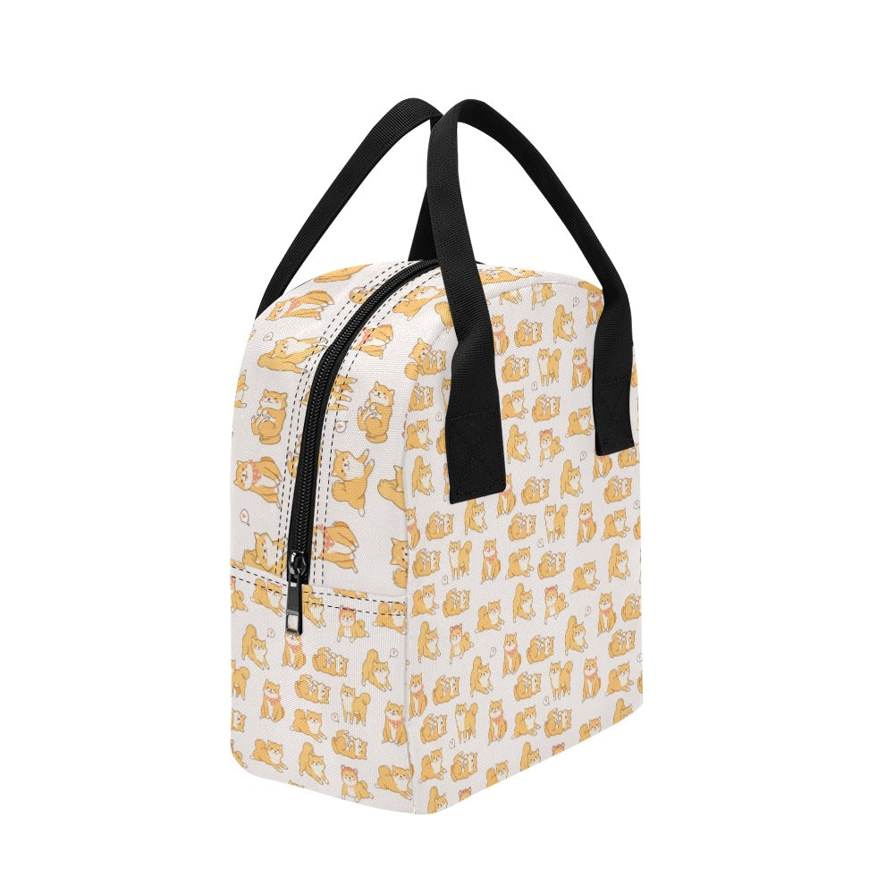 Shiba Inu Print Design LKS308 Insulated Lunch Bag