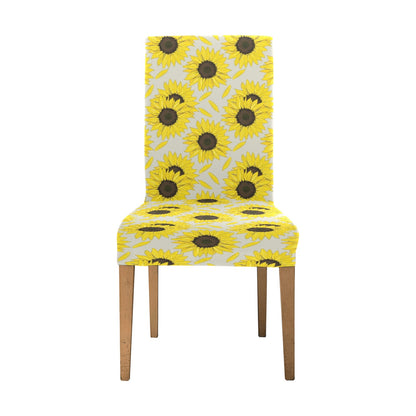 Sunflower Print Design LKS309 Dining Chair Slipcover