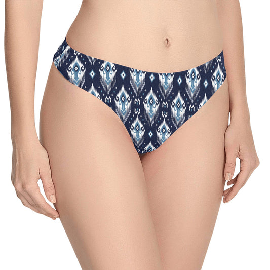 Ethnic Ornament Print Pattern Women's Thongs