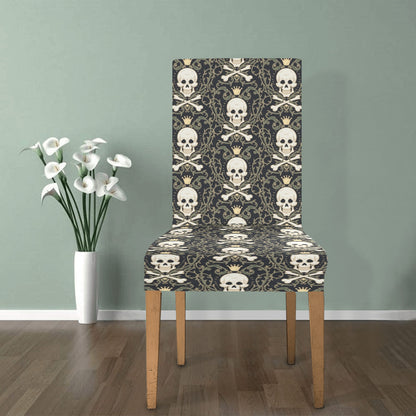 Skull King Print Design LKS307 Dining Chair Slipcover