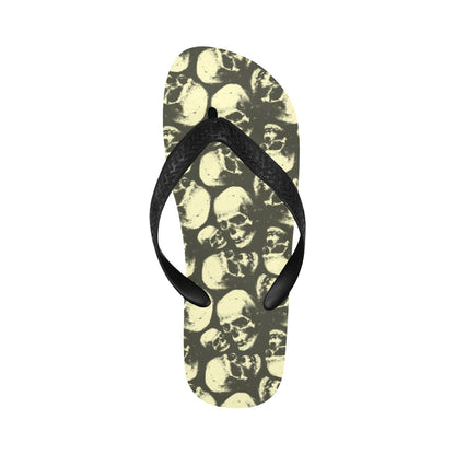 Skull Print Design LKS302 Flip Flops
