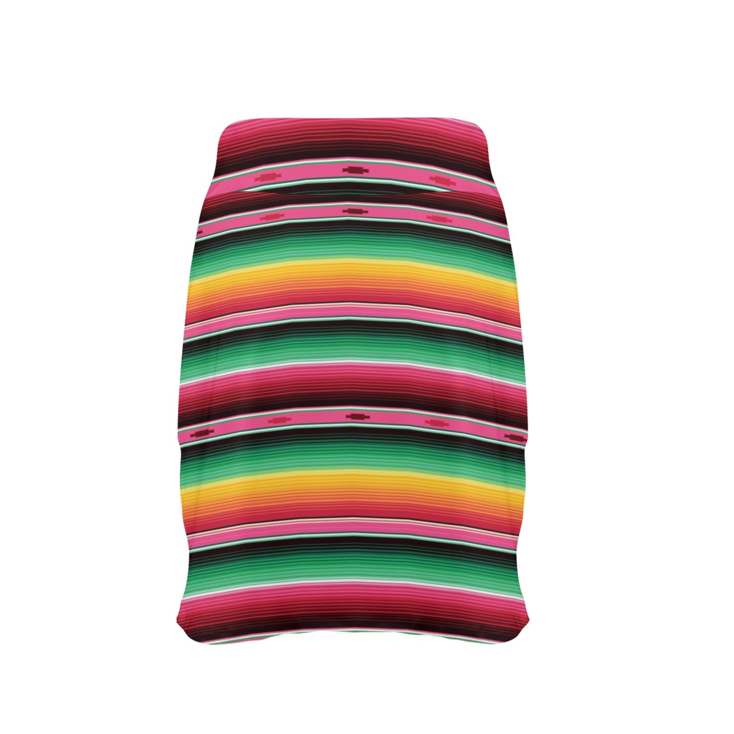 Mexican Blanket Classic Print Pattern 17" Golf & Pickleball Skort with Pockets
