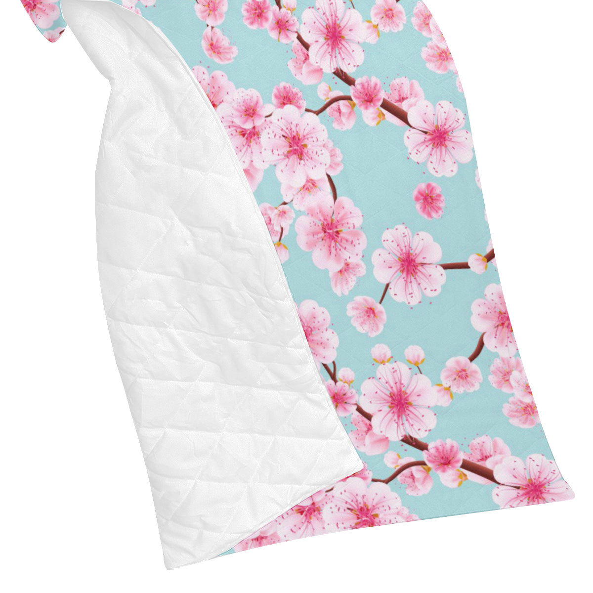 Cherry Blossom Pattern Print Design CB04 Premium Quilt