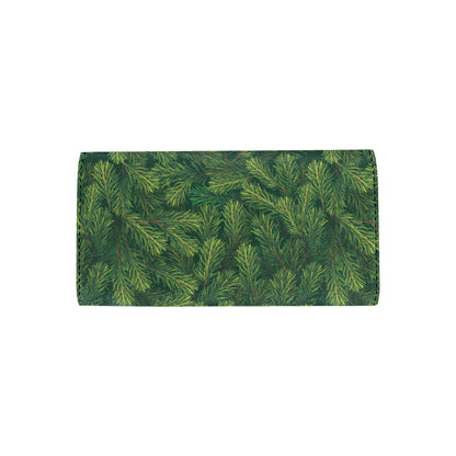 Christmas Tree Pattern Print Design 02 Women's Trifold Wallet