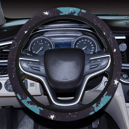 Zodiac Print Design LKS303 Steering Wheel Cover with Elastic Edge
