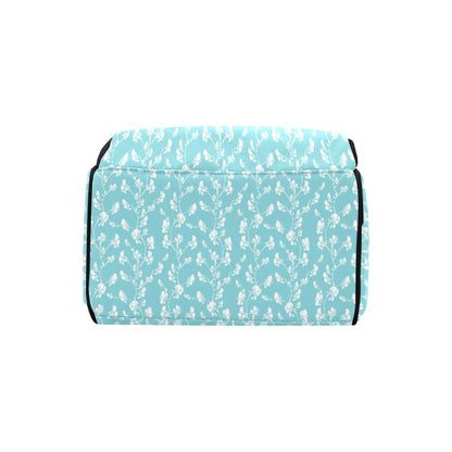 Sweet Pea Print Design LKS302 Diaper Bag Backpack