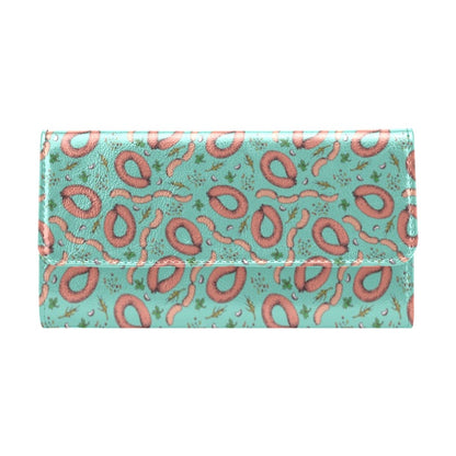 Sausage Print Design LKS303 Women's Trifold Wallet