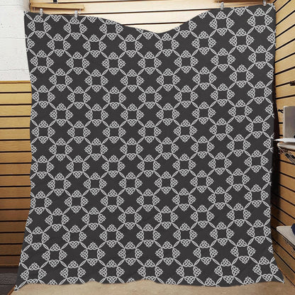 Celtic Pattern Print Design 06 Premium Quilt
