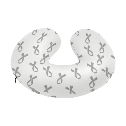 Brain cancer Pattern Print Design 01 U-Shaped Travel Neck Pillow