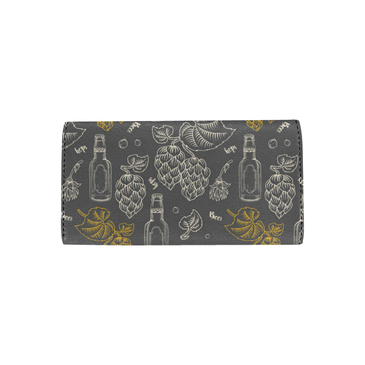 Hope Pattern Print Design 01 Women's Trifold Wallet