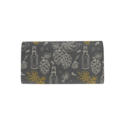 Hope Pattern Print Design 01 Women's Trifold Wallet