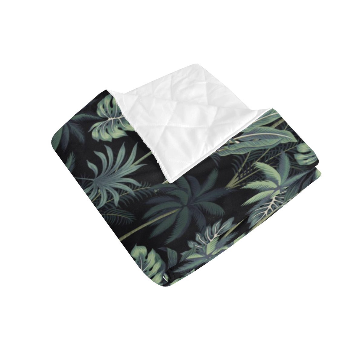 Rainforest Pattern Print Design RF02 Premium Quilt