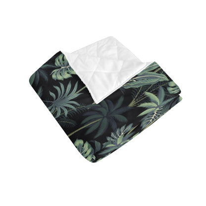 Rainforest Pattern Print Design RF02 Premium Quilt