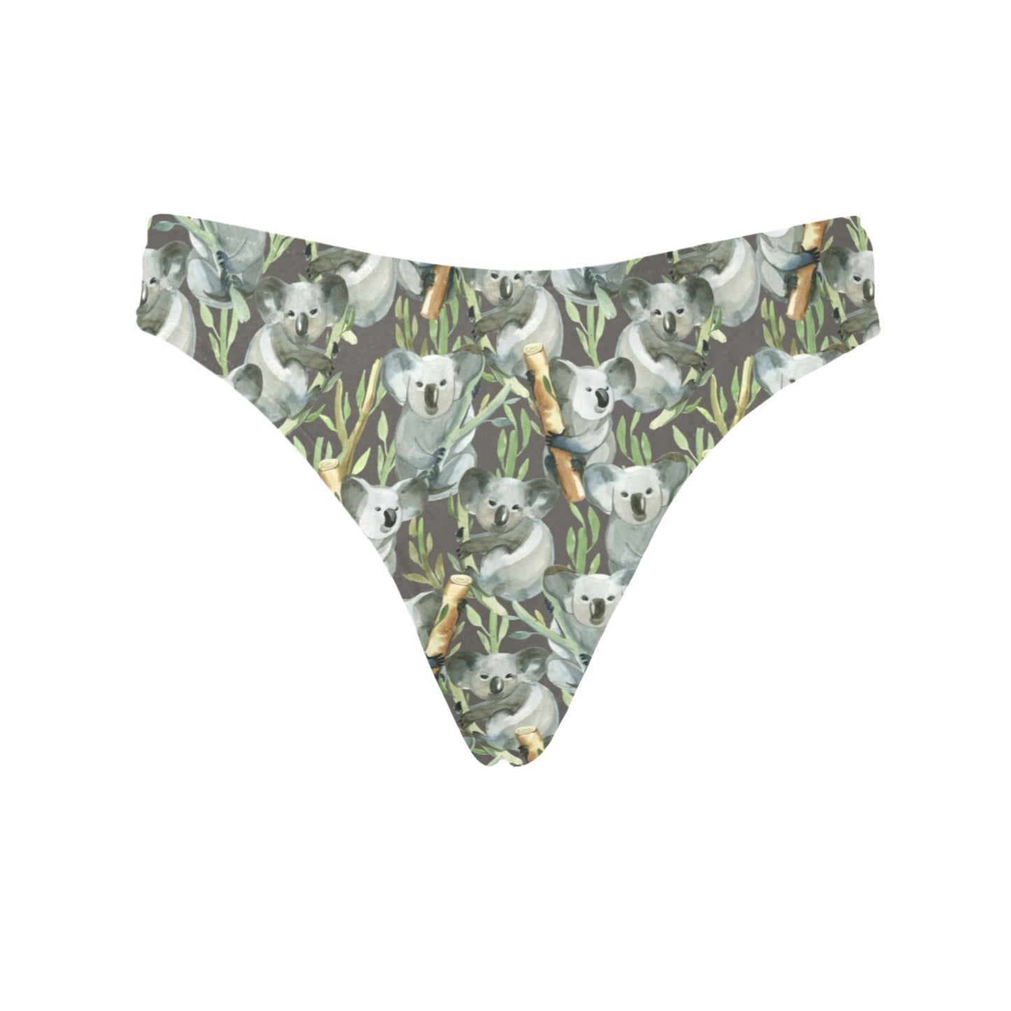 Koala Pattern Design Print Women's Thongs
