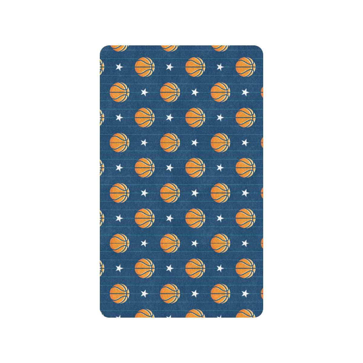 Basketball Star Print Pattern Rubber Doormat
