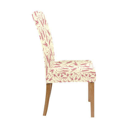 Saxophone Print Design LKS402 Dining Chair Slipcover