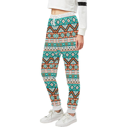 Navajo Style Print Pattern Unisex Sweatpants