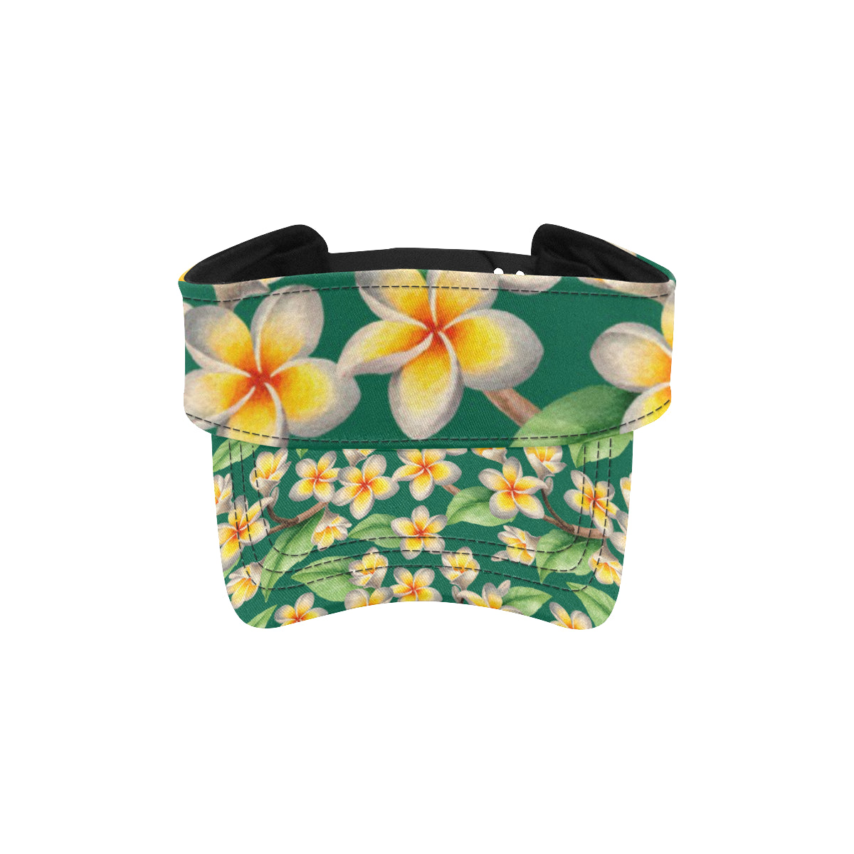 Plumeria Pattern Print Design PM07 Unisex Sun Visor