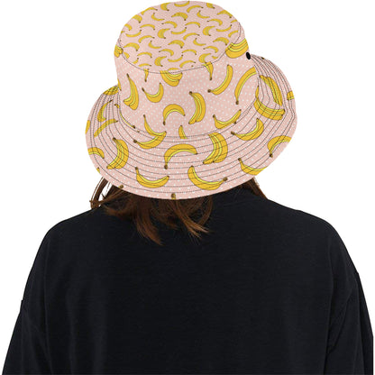 Banana Pattern Print Design BA06 Unisex Bucket Hat