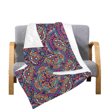 Boho Pattern Print Design 06 Premium Quilt